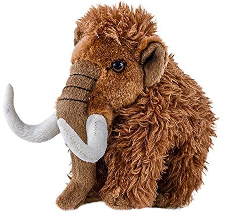 Teddys Rothenburg Kuscheltier Mammut 23 cm stehend braun Plüschmammut Plüschtier Uni-Toys