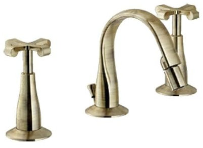 Nobili Rubinetterie CP215/1BR Batteria Lavabo 3 Fori, Bronzo