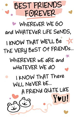 INSPIRED WORDS KEEPSAKES - BEST FRIENDS FOREVER