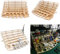 TuToy 60 Töpfe Holz Acrylfarben Farben Farbe Regallager Regal Halter Schreibtisch Organizer