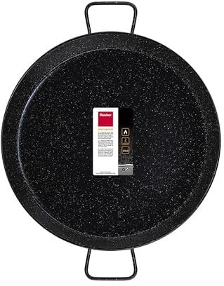 Metaltex - Paellera Acero Esmaltado 13 Raciones 50 cm