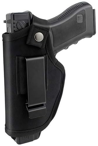 Gexgune Hunting Concealed Belt Holster Tactical Tool Bags Waistband IWB OWB Tool Holster fits Subcompact for Right&Left Hand Draw