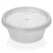 MARENT 50 Satco Plastic Food Takeaway Microwave Heavy Duty Cups with Lids 2oz 4oz 8oz 12oz 16oz (2oz)