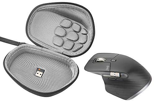 Flycoo Custodia rigida per Logitech MX Master/Master 2S/Master 3 Mouse san filo scatola custodia (nero-C) (nero-C)