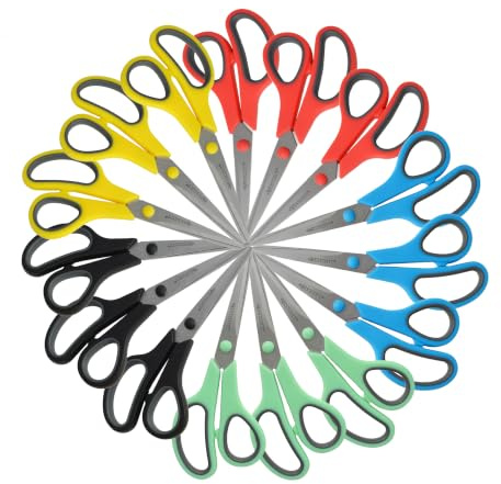 Westcott 8 Inch All Purpose Scissors, Pack of 15