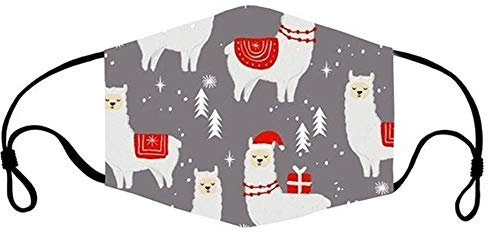 Youning Erwachsene Unisex Damen Herren Gesichtsschutz Mundschutz Staubschutz mit Weihnachten Bedruckte Waschbar Wiederverwendbar Atmungsaktiv Multifunktionstuch Schals Halstuch