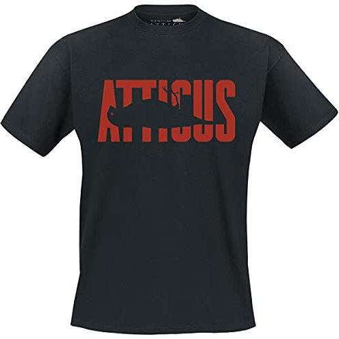 Atticus Punch Männer T-Shirt schwarz L 100% Baumwolle Basics, Rockwear, Streetwear