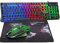 CHONCHOW Teclado y mouse para juegos con retroiluminación LED USB con cable con tecla de iluminación de 3600 DPI, 2 botones laterales, sensación mecánica, compatible con PC, Mac, OS, Xbox, PS4, PS5,
