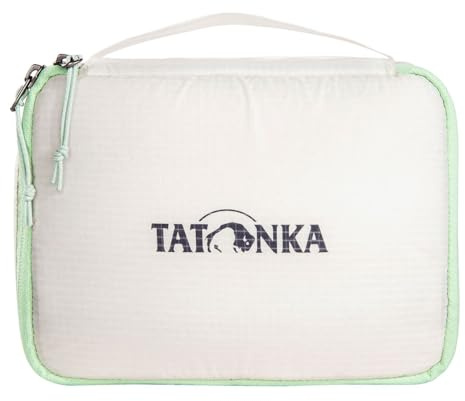Tatonka SQZY Padded Pouch - Ultraleichte und gepolsterte Aufbewahrungstasche mit Reißverschluss - Ideal zum Verstauen stoßempfindlicher Gegenstände im Reisegepäck (0,5 L oder 1,7 L) - Türkis