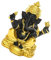 Cabilock Buddhist Puja Statue Gott Figurine Gott Statue Schwarz Buddha Skulptur Harz Hinduismus Ornament Tisch für Home Auto Desktop Dekore Indische Kuh Durga Poster