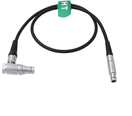 HangTon Rechtwinkliges 10-poliges auf RS 3-poliges Power-Run-Stop-Kabel für Preston MDR3 MDR4 Motor auf Sony Venice Alexa Kamera 60 cm