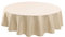 Hiasan Beige Wasserabweisend Tischdecke aus Polyester,Rund120cm,Anti-Falten Tischtuch,geeignet für Küche,Restaurant,Hochzeit