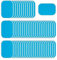 flintronic 66 Stück EMS Gel Pad, Bauchmuskeltrainer Gel Pads Abs Trainer Ersatz Gel Pads, Multifunktionale Hydrogel für für EMS Trainer Bauchtrainer Elektrische Muskelstimulation