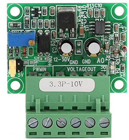 0-10V PWM Spannungs-Wandler, Digital-Analog SPS Signalwandler 3,3V PWM zu 0-10V Spannung, PWM zu Spannung Konverter, 0-10V PWM Signalwandler für Analog-Digital Umsetzung
