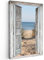 MuchoWow© Leinwand 40x60 cm Deko Schlafzimmer Aesthetic Leinwandbilder Wohnzimmer Gemälde Foto Geschenk Living Room Decoration Düne - Strand - Fensterblick - Sommer