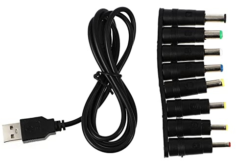 Gatuida 3sätze USB Zu Dc Stromkabel Adapter Poliger Dc Konverter Für Laptop Und Kamera Universelles Design Kurzschluss Und Überlastgeschützt Einfach Zu Bedienen Hohe