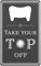 Stainless Steel Bottle Opener - Full Colour - 'Take Your Top Off!' - Novelty Wallet Bottle Opener for Bars & Kitchens - Ideal for Fathers Day, Christmas, & Birthdays