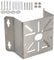 Rundago Universal Corner Mount, Universal Vertical Pole Mount, Stainless Steel Mount for Surveillance Camera, IP Cameras, Stage Lights, Solar Panels(Silvery)