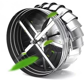 Tapa De Chimenea Giratoria, Sombrerete Giratorio De Chimenea De Acero Inoxidable 304, Sombrero Extractor De Humos Galvanizado Giratorio para Tubo, para Fábricas, Granjas, Lofts(110mm/4.3in)