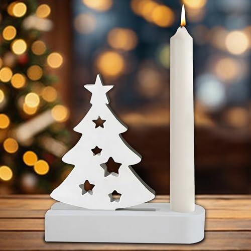 Silikonformen Gießformen Kerzenhalter,Weihnachtsbaum Teelichthalter Kerzenformen,Silikonform mit Sockel,Weihnachtsbaum Silikonform,Silikon Gießform Weihnachten,Silikonform für Handwerk DIY Geschenke