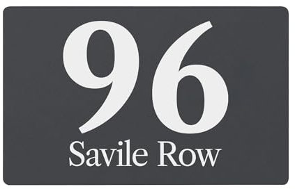 Housics Personalised House Sign | Made from Composite Aluminium – Fully Durable and Waterproof Plaque | Custom with Any Door Number & Street Name (GREY, 200mm x 130mm)