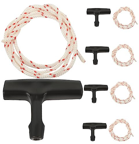 ETHZZLE Griff Seil Dachbodenleiter Ziehschnur Dachboden Zugangstür Ziehende Kabel Garage Door Emergency Release Pull Cord with Handle Garagentorgriffe Garage Tor Tor Zahlen Kabelersatz Starter Rope