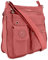 ekavale - leichte Damen-Umhängetasche - Praktische Crossbody-Handtasche - mit vielen fächern - Schultertasche wasserabweisende Damentasche (Koralle)