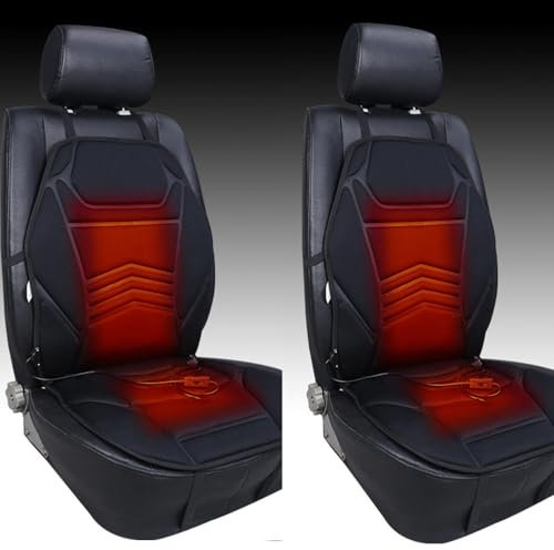 Sitzheizung Auflage 12v 2er Set 1 Paar Auto Heizung Beheizbar Sitzauflag Auto 12v beheizbar Sitzbezüge Warm Autositzkissen Sitzheizung für Auto