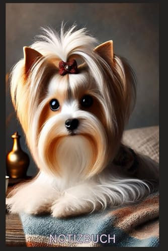 Notizbuch Biewer Yorkshire Terrier, Buch - Das perfekte Geschenk für Yorkie Liebhaber & Fans, Buch mit Hundemotiv: Tagebuch, Journal, Taschenbuch, ... blanko, Hundekalender, Heft, Zubehör, Deko