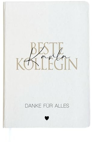 Manufaktur Liebevoll Kollegin Geschenk Frau Notizbuch mit Namen Kollegin Abschiedsgeschenk Abschied Ruhestand Kollegin Büro Arbeit Dankeschön Geburtstag Geschenk Notizheft (Kollegin)