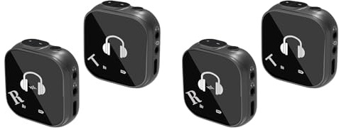 Xnuiasqe 2X 5.8G Wireless in Ear Monitor System Wireless Headphone Earphone Monitor System Transmitter Receiver Automatic Pairing