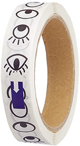 Baker Ross Augen-Aufkleber im Vorteilspack zum Basteln von Figuren für Kinder - 1000 Stück