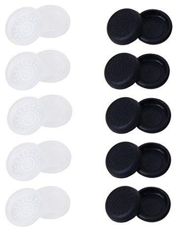 10 Paar Joystick Kappen Thumbstick Abdeckkappen für PlayStation 4 PS4 Steuerung