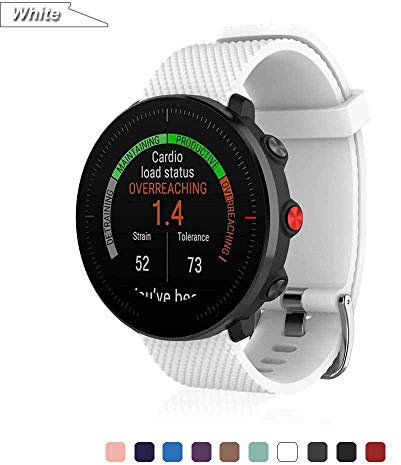 Bemodst Armband für Polar Vantage M Watch, Silikon Handgelenk Uhrenarmbänder Fitness Sport Ersatz Uhrband Wechselarmbänder für Polar Vantage M Smartwatch (Weiß)