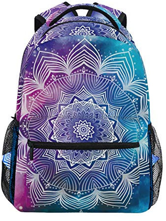 Schöne Mandala Schulrucksack für Jungen mädchen Kinder Reisetasche Bookbag