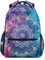 Beau Sac à Dos d'école de Mandala pour des garçons Filles Enfants Sac de Voyage Bookbag
