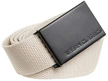 Urban Classics Unisex Canvas Belt sand/black, one size