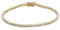XENOX XS2044G/M Damen Armband Sterling-Silber 925 Gold weiß Zirkonia 16,5 cm