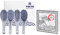 TOKYO design studio Nippon Blue Suppen-Löffel-Set blau-weiß, 4-TLG., 4X Asia-Löffel, 13,8 x 4,8 cm, asiatisches Porzellan, Japanisches Design, inkl. Geschenk-Verpackung