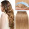 SEGO Tape Extensions Echthaar 20 Tressen/30 g Klebeband Haarverlängerung Haarteile 100% Remy Human Haar Kleber Honigblond#27 18(45cm)-30g