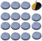 16Pcs Furniture Sliders for Carpet Furniture Gliders Furniture Movers Sliders Appliance Sliders Self-adhesive Furniture Pads Washing Machine Sliders for Hard Floors Heavy Items Fridge Sofa (25mm)