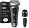 Braun Electric Shaver for Men 9 PRO+ Series, 5 Pro Shave Elements & Precision Long Hair ProTrimmer, SmartCare Center, Wet & Dry Electric Razor with 60min Runtime, Made in Germany, 9465cc, Graphite
