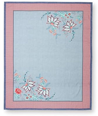 Pip Studio 51035044 Flower Festival Tischdecke Blue 150 x 250 cm (1 Stück)