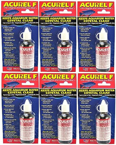 Acurel F Aquarium Clarifier (50ml, Pack of 6)