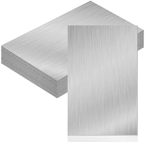 Therwen Blinkendes Aluminium-Blechdach für Schuppen, wetterfeste Dachbereiche um Schornsteine oder Dachfenster (20 Stück)