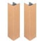 cyclingcolors 2x Verbinder für sockelleiste 150mm kupfer farbe küche ecke Sockelblende Sockelecke küchensockel innenecken außenecken möbel