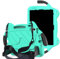 SharkProten Kids Case for Samsung Galaxy Tab A9, Tablet Sleeve Lightweight Eva + Pc Kid-Friendly with Shoulder Strap, Mint Green+Black