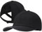 PivotWing Cap Damen Basecap Damen UPF50+ Baseball Cap Kappe Damen Leicht Cappy Frauen Running Cap Pferdeschwanz Sommer Baseball Caps Zopf für Hiking Laufen Tennis Golf Draussen Sports Schwarz 56CM