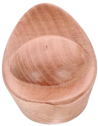 HAWILLOSCH Holz Geschnitztes Ingot Ornament Handgefertigte Dekoration Aus Pappelholz Kompakt Und Leicht Für Schreibtisch Und Wohnaccessoires