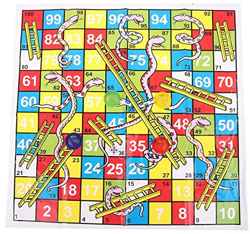 Juego De Serpientes Y Escaleras, Juego De Viaje Portátil Y Liviano, Juego De Mesa De Ajedrez, Favor De Fiesta para Niños Y Adultos